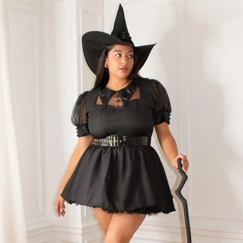 Leg Avenue Womens Classic Bewitching Witch Costume Plus Size Costumes with Witch